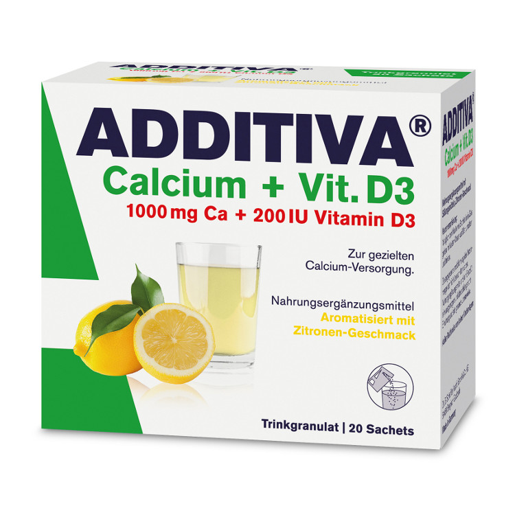 Additiva calciu 1000mg + d3 x 20pl