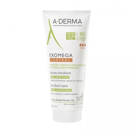 Balsam Emolient Exomega Control - 200ml, ADerma | Piele Uscată & Atopie