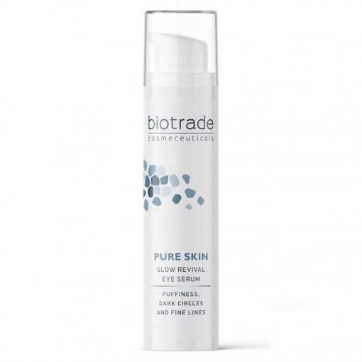 Biotrade Pure Skin ser iluminator pentru conturul ochilor cu cofeina si peptide, 15 ml