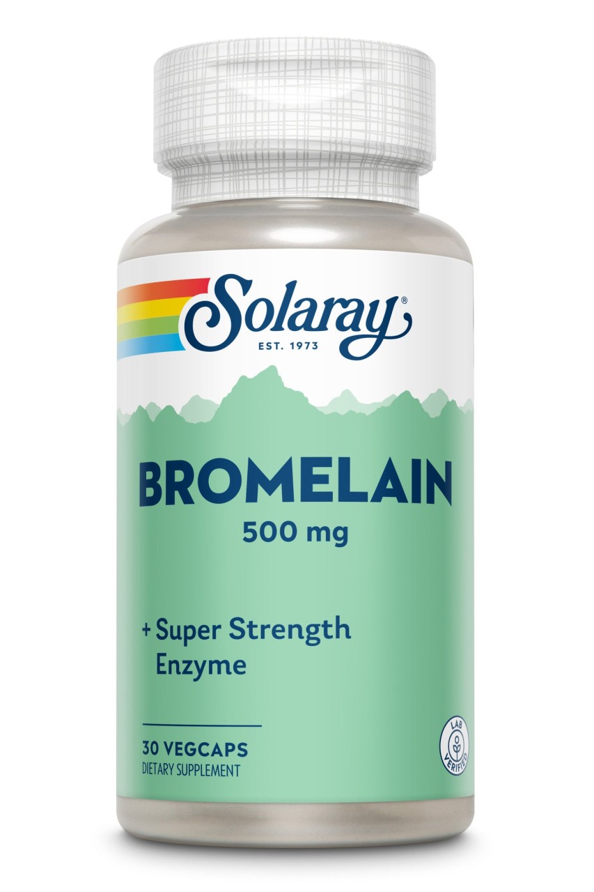 Bromelain 500mg solaray, 30 capsule, secom