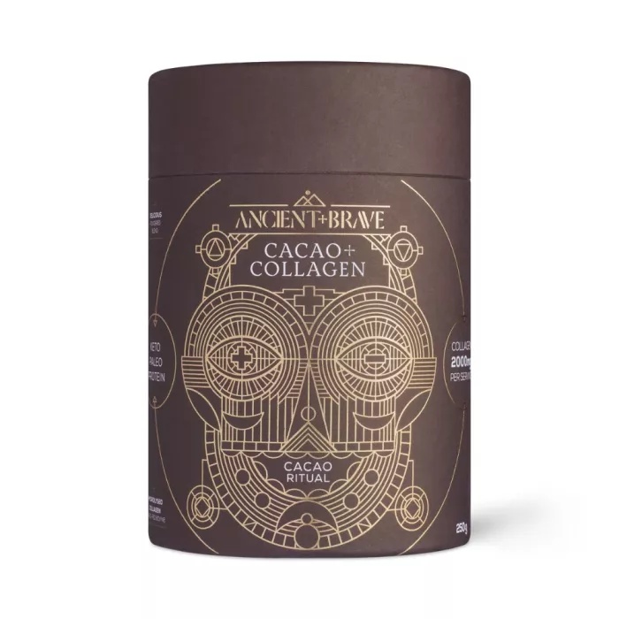 Cacao + collagen, 250g, ancient and brave