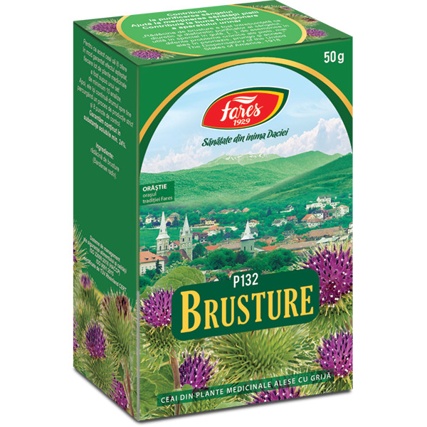 Ceai radacina de brusture, P132, 50 g, Fares