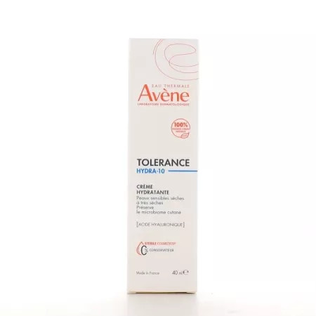 Crema hidratanta tolerance hydra 10, 40 ml, avene