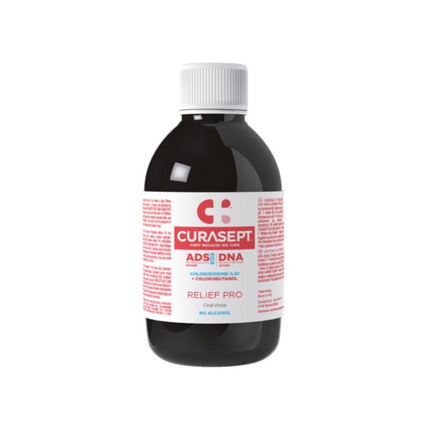 Curasept Relief Pro ADS DNA - Clorhexidina 0.20% pentru Sănătatea Orală