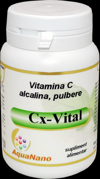 Cx-vital vitamina c alcalina pulbere x100g