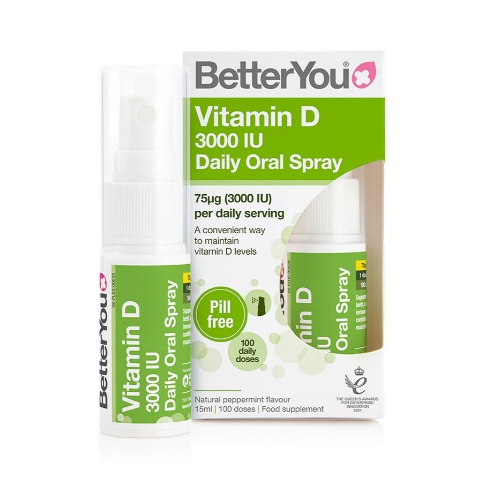 D3000 Vitamin D Oral Spray 15 ml, BetterYou