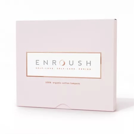Enroush tampoane din bumbac organic Normal, 16 buc