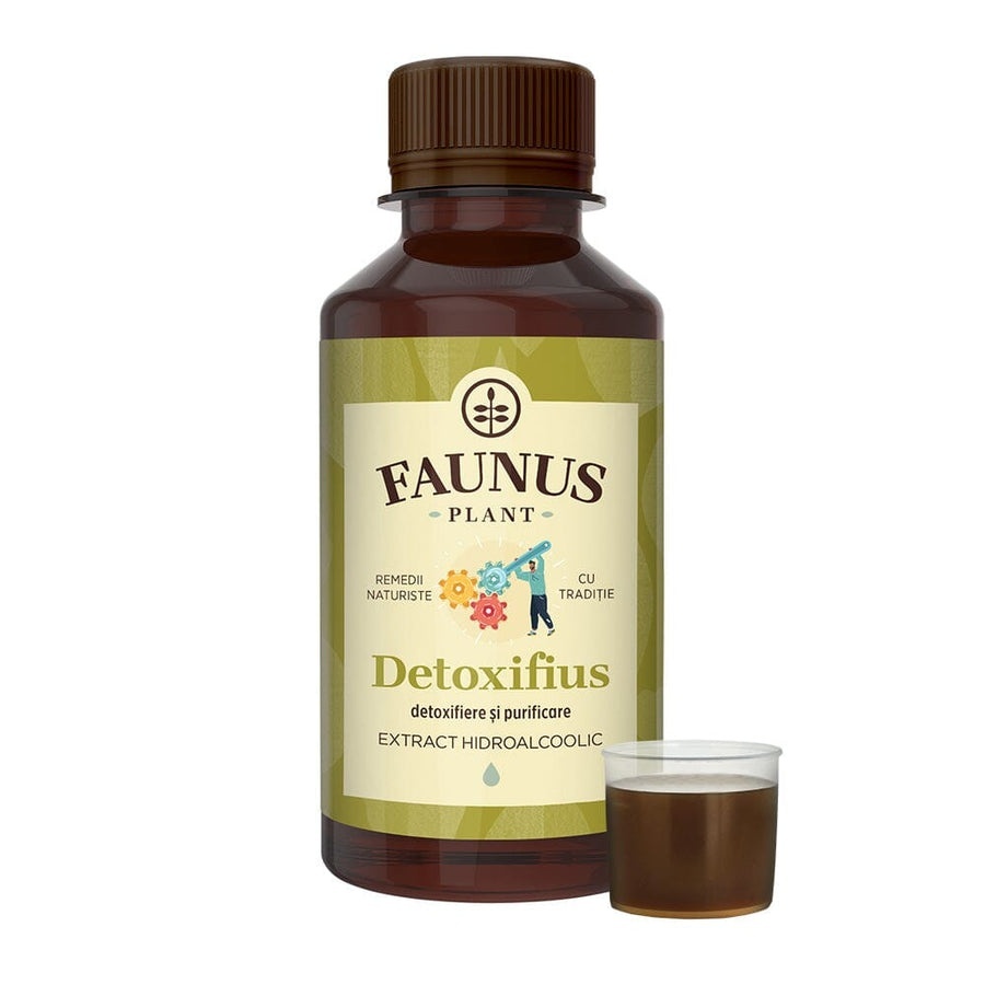 Faunus Tinctura Detoxifius cu anghinare, trei-frati-patati si urzica, 200 ml
