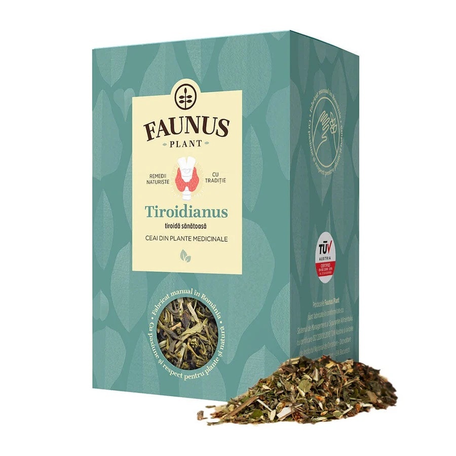 Faunus Tiroidianus ceai din 4 plante, 90 g