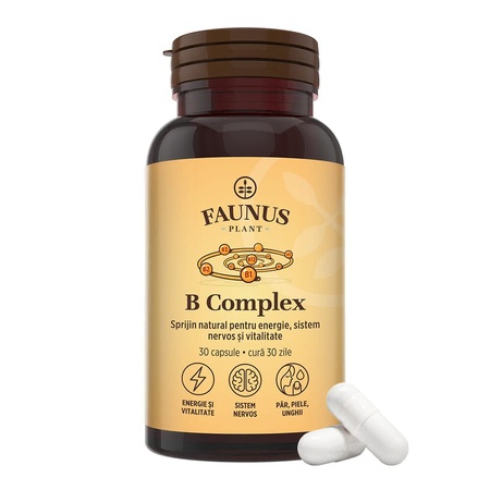 Faunus Vitamina B Complex cu drojdie de bere, 30 capsule