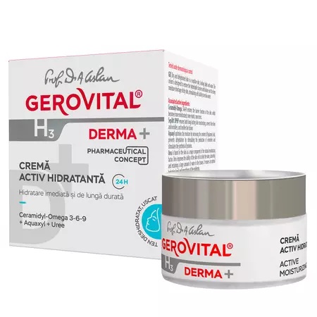 Gerovital H3 Derma+ crema activ hidratanta, 50 ml