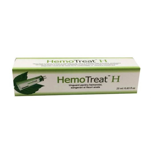 Unguent Hemotreat H pentru Tratament Hemoroizi - 25ml, GLOBAL TREAT