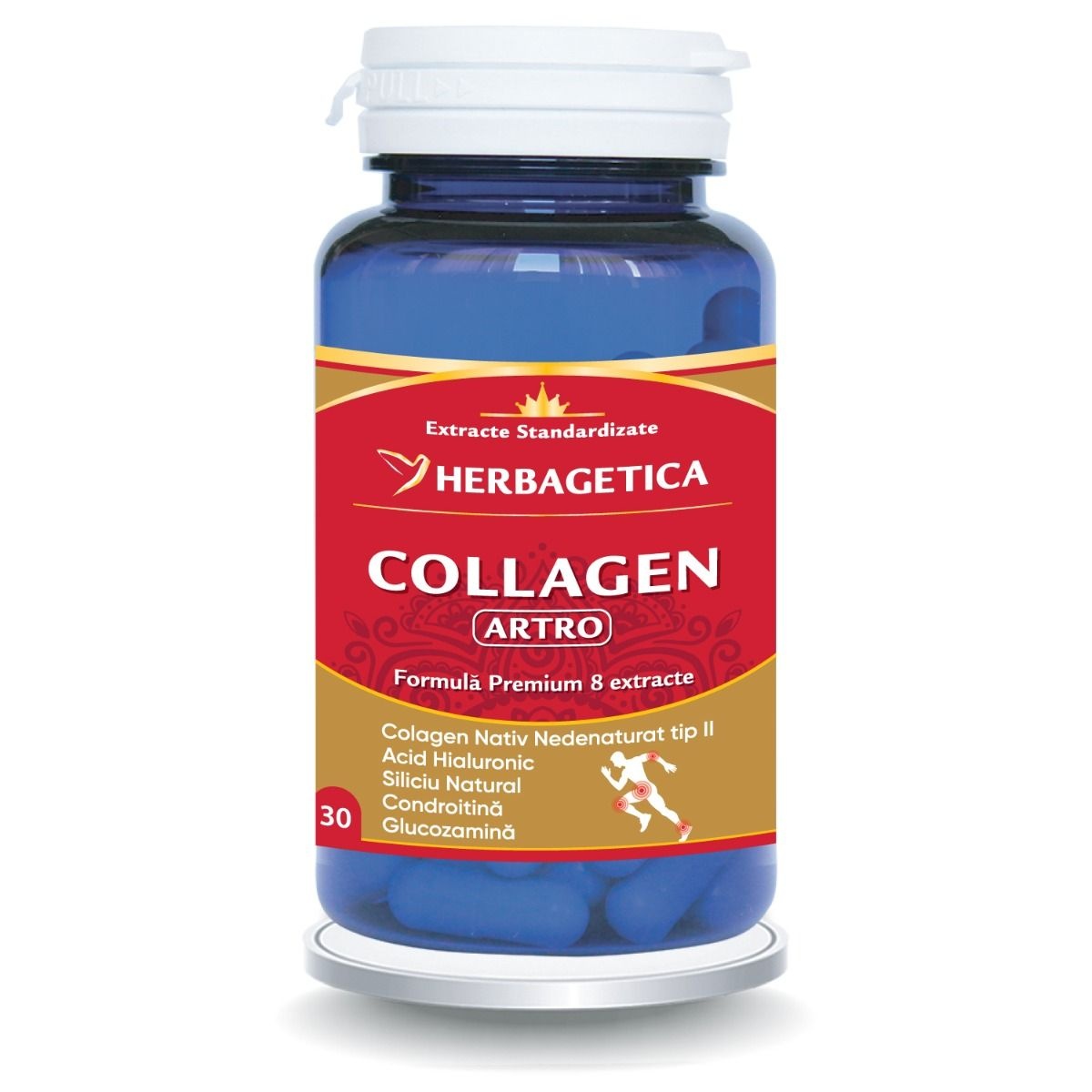 Herbagetica Collagen Artro, 30 capsule
