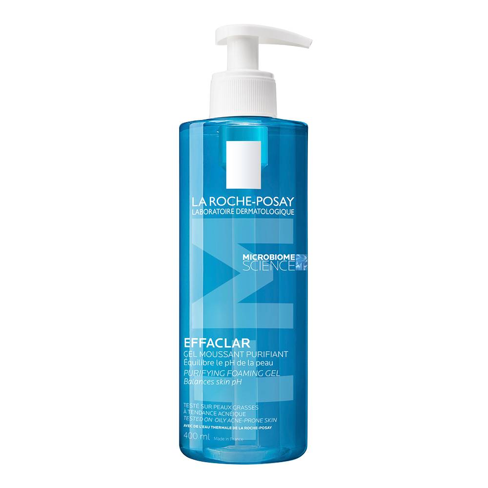 La Roche-Posay Effaclar gel spumant purifiant +M pentru ten gras, 400 ml