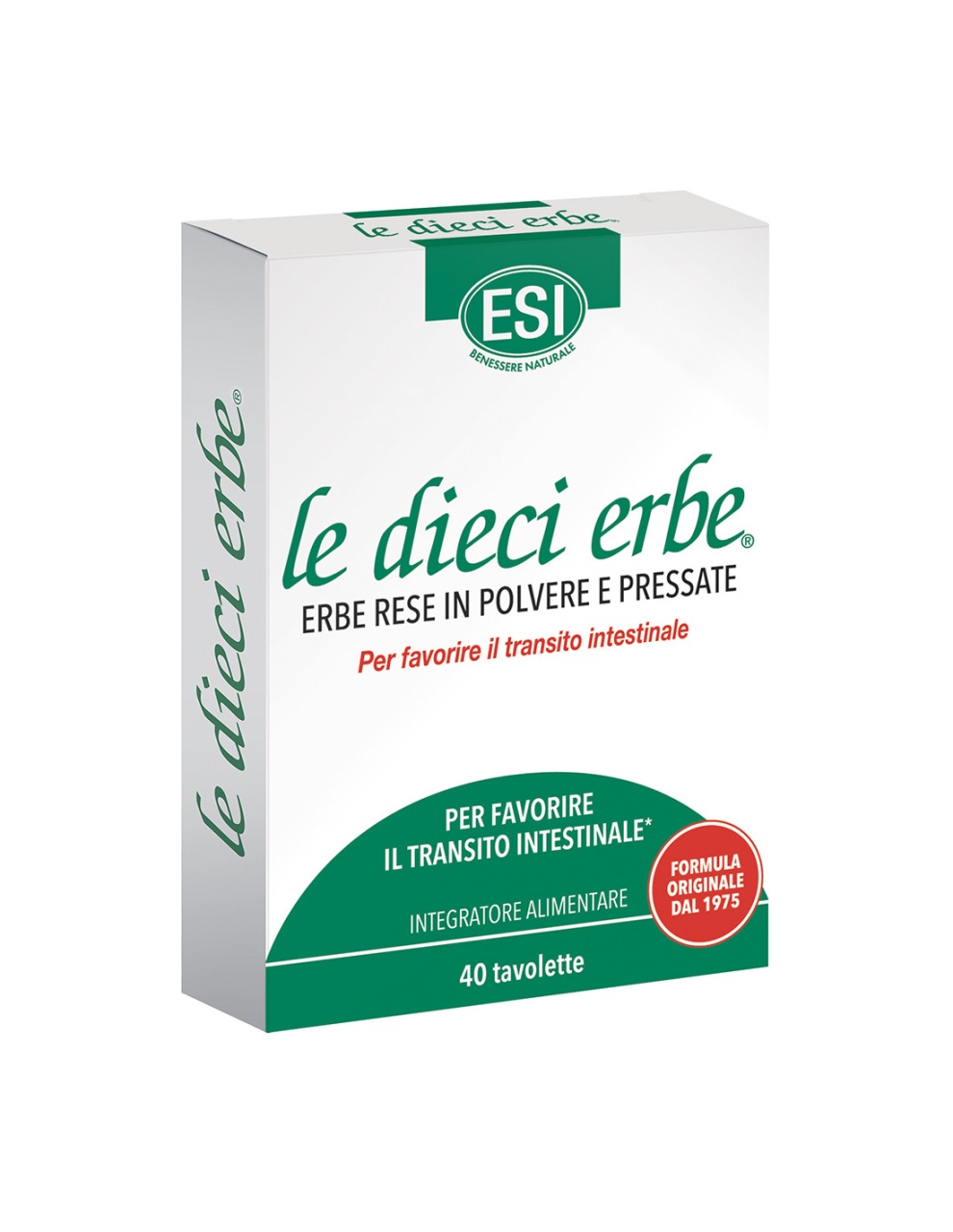 Le dieci erbe, 40 tablete, esi