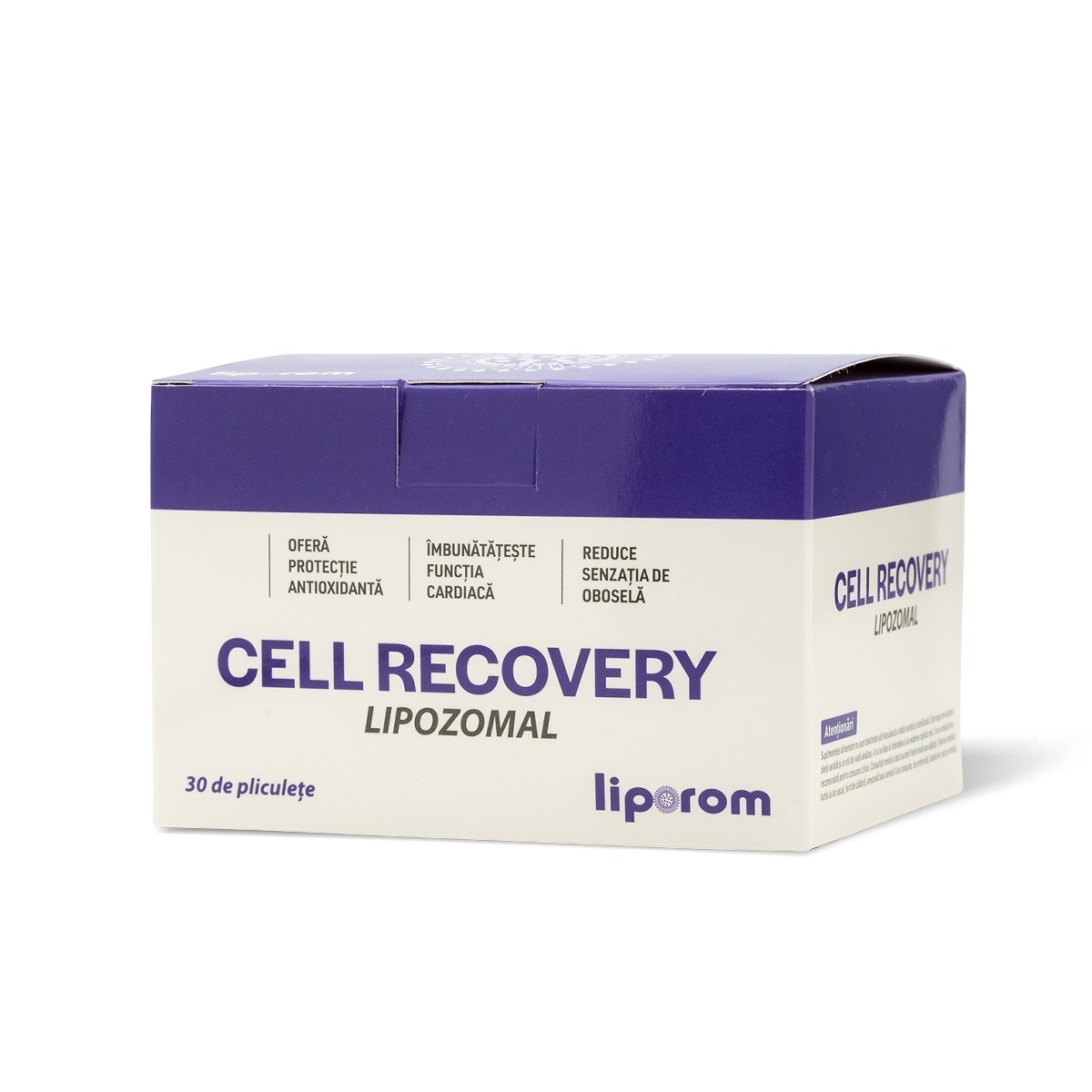 Liporom Cell Recovery lipozomal cu fisetina, coenzima Q10, quercetina si vitamina C, 30 plicuri