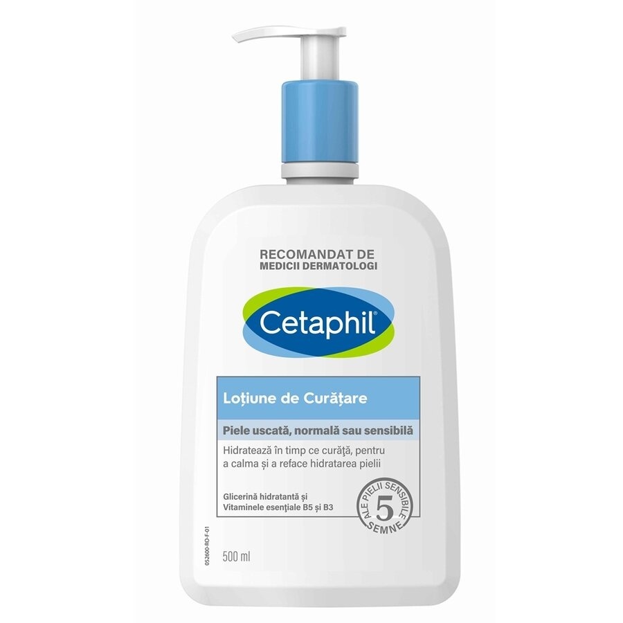 Loțiune pentru curățarea feței, 500 ml, Cetaphil
