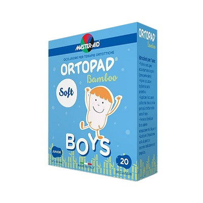 Master-aid ocluzor copii ortopad soft boys 67x50 mm, 20buc
