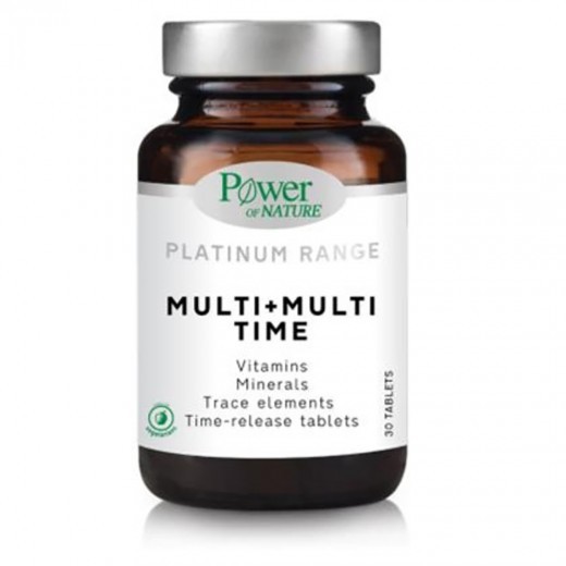 Multi plus multi time multivitamine, 30cpr power of nature