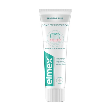 Pastă de dinți Complete Protection Sensitive Plus, 75 ml, Elmex