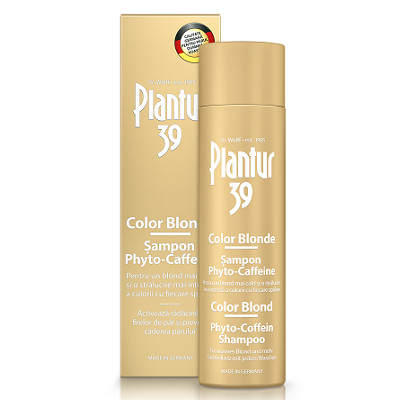 Plantur 39 color blonde phyto-caffeine sampon pentru un blond, 250 ml