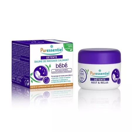 Puressentiel rest & relax baby unguent masaj 5 uleiuri esentiale, 30 ml