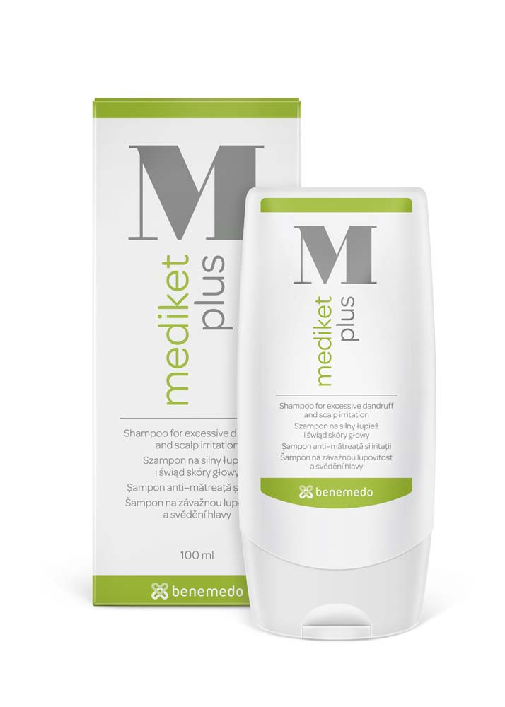 Sampon dermatologic anti–matreata si iritatii mediket plus, 100ml, benemedo