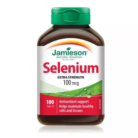 Seleniu forte 100 mcg, 100 tablete, jamieson