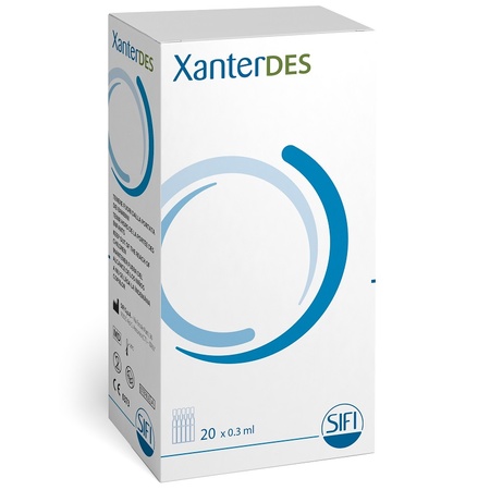 Soluție oftalmică Xanterdes, 20 flacoane monodoză x 0.3 ml, SIFI