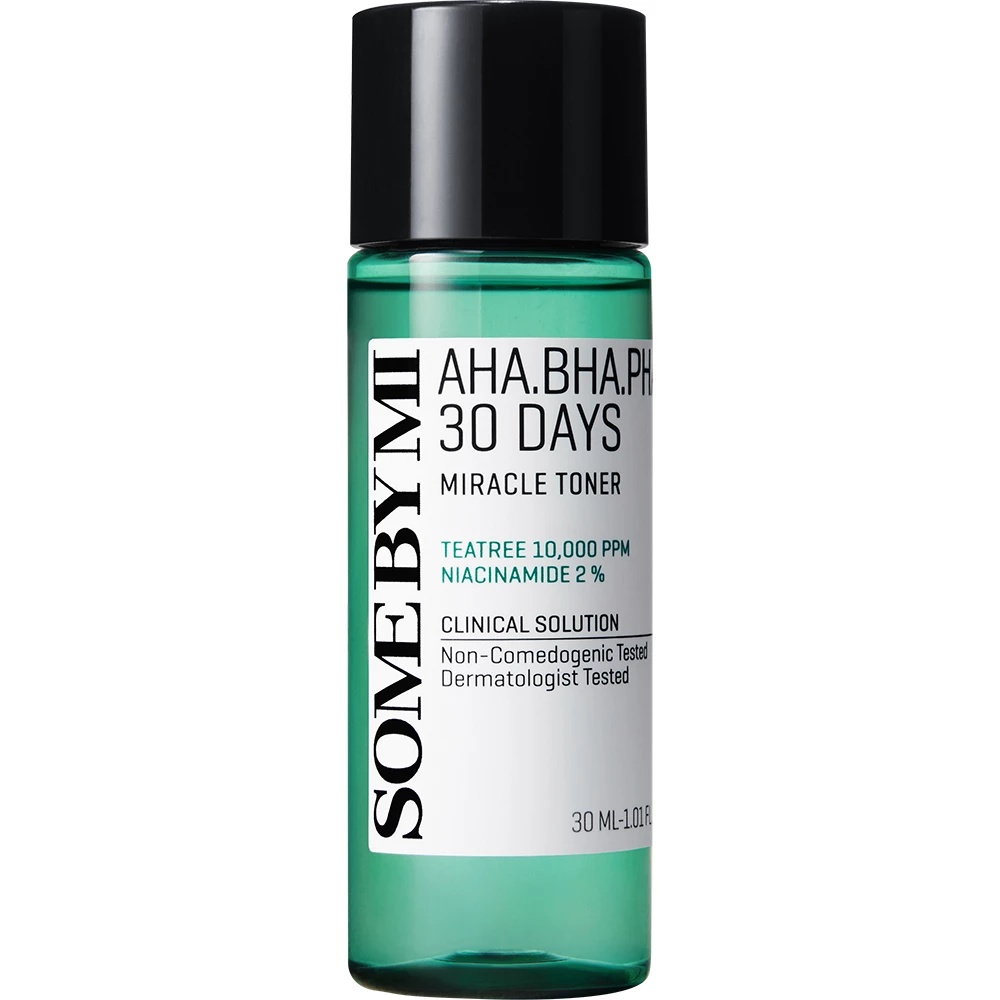 Some By Mi AHA BHA PHA 30 Days Miracle Toner exfoliant pentru ten gras si cu imperfectiuni, 30 ml