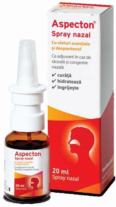 Spray nazal cu uleiuri esentiale aspecton, 20 ml, krewel meuselbach