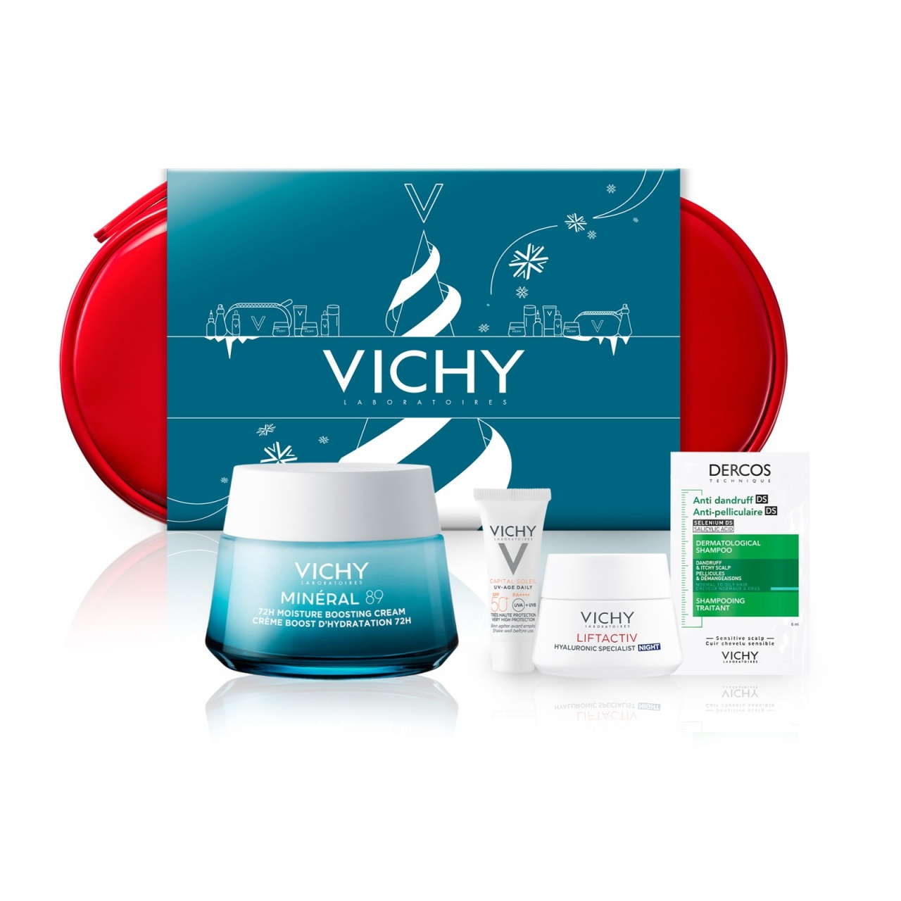 Vichy Trusă Minéral 89 Cremă intens hidratantă 72H, 50 ml