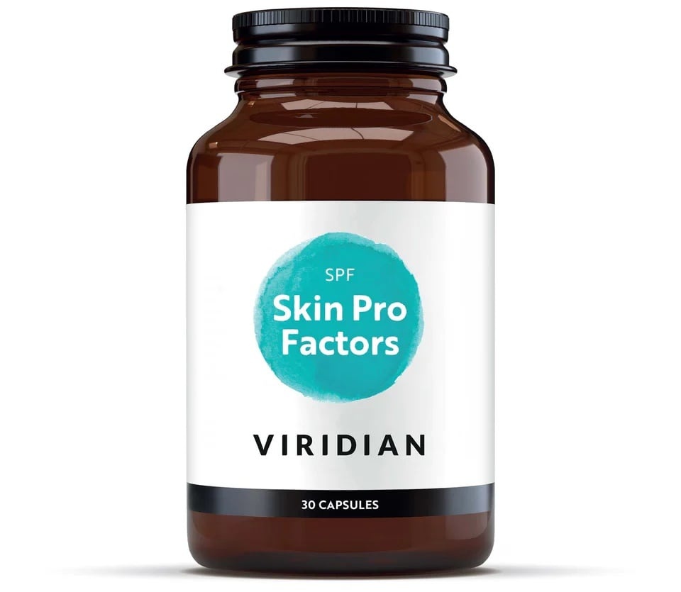 Viridian SPF Skin Pro Factors antioxidanti pentru piele, 30 capsule