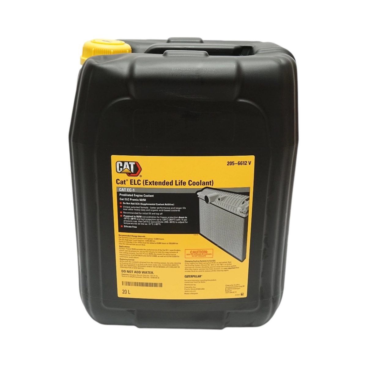 dinti cupa buldoexcavator caterpillar Antigel Caterpillar ELC Premix 50/50 EC-1 Extended Life Coolant 20L, DISUL85