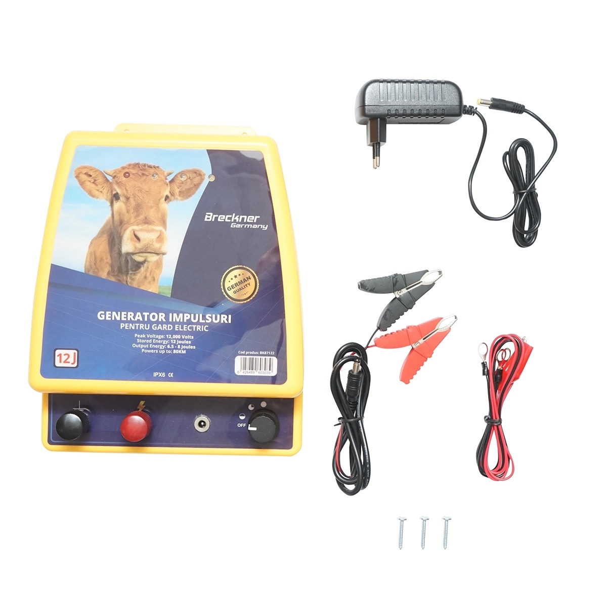 moneygram   schimb valutar Aparat generator de impulsuri 12 Joule pentru gard electric 12V/220V Breckner Germany, BRECKNER GERMANY, BK87122