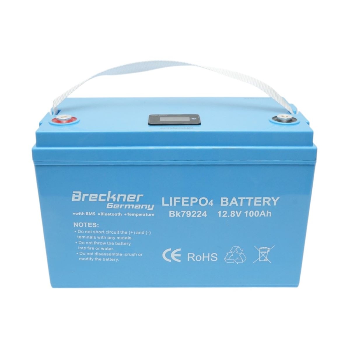 litime 12v 100ah tm lifepo4 Baterie Li-ion LiFePO4 12.8V, 100Ah cu BMS, Bluetooth si protectie temperatura IP54 Breckner Germany, BRECKNER GERMANY, BK79224