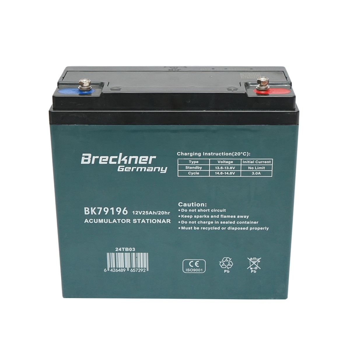 televize na 12v Baterie VRLA plumb-acid 12V 25Ah 20HR 180x170x77mm Breckner Germany, BRECKNER GERMANY, BK79196