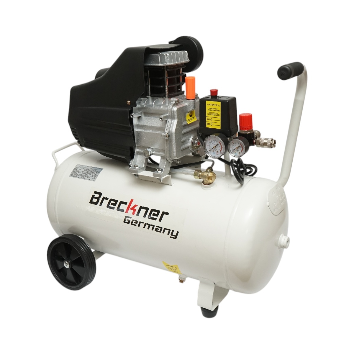 motor electric 2.2 kw 1500 rot/min Compresor aer 50L, putere motor 1.9KW/2.5CP, presiune maxima 8 bar, volum aer aspirat 185L/min , Cod: BK76298, Breckner Germany