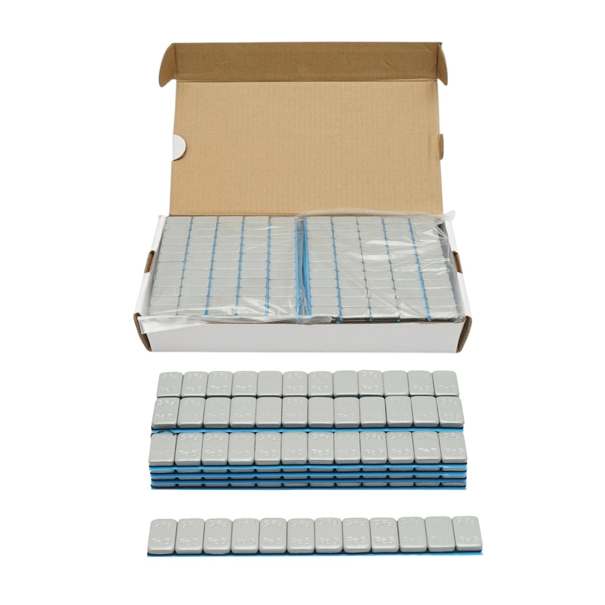 pret schimbare anvelope si echilibrare Contragreutati autoadezive gri inchis echilibrare roti Fe 60g (5gx12 buc) 100 benzi/cutie, DISRW25