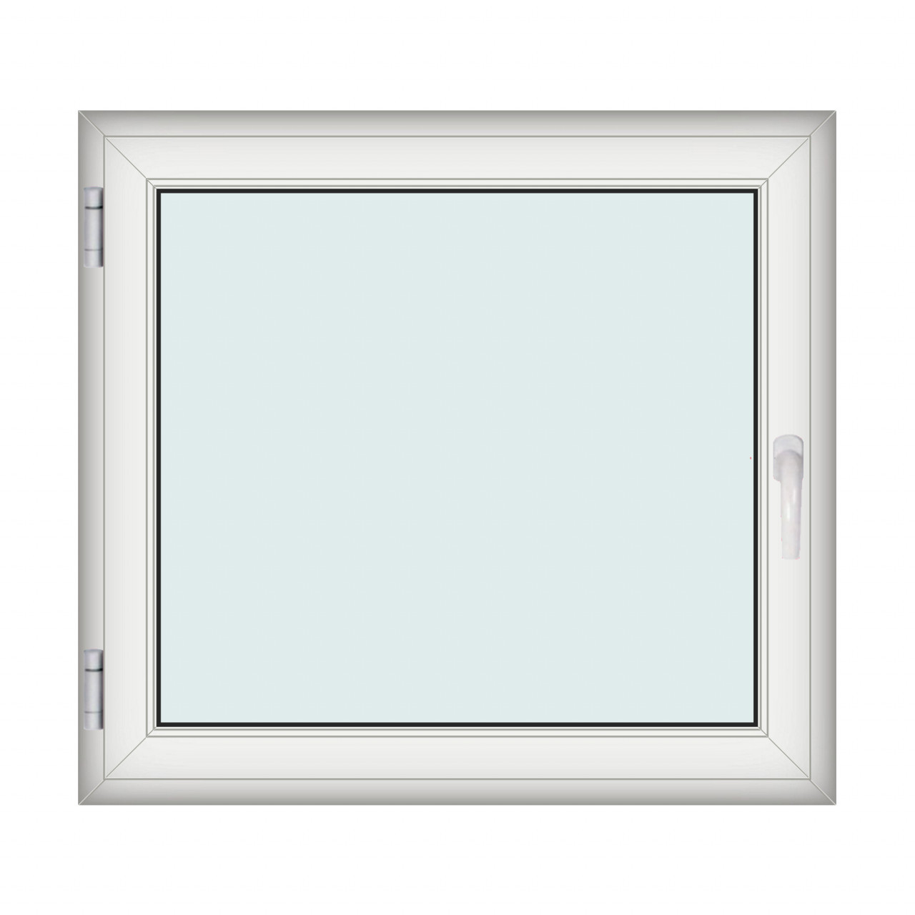 Fereastra 120x110cm, 1 canat, alb, stanga si rabatare, Klass, 7cm, 6 camere, 2 garnituri