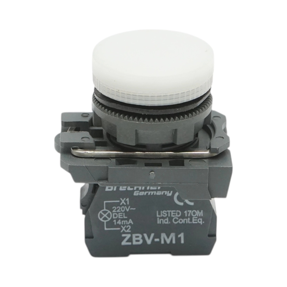 bloc masura monofazat Indicator semnalizare LED alb 220V, 14mA, TB5 Breckner Germany, BRECKNER GERMANY, BK76509