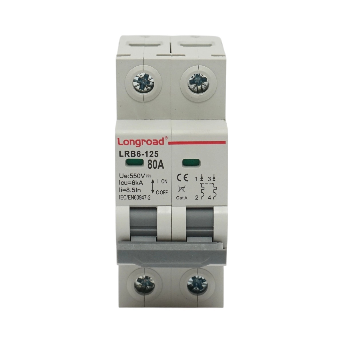 0 Separator, intrerupator de suprasarcina automat 2P, 80A, 550VDC Longroad, DISEX19