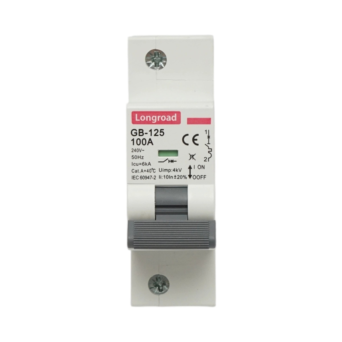 0 Siguranta automata intrerupator MCB 1P, 100A 240VAC, 6kA Longroad, BK79229