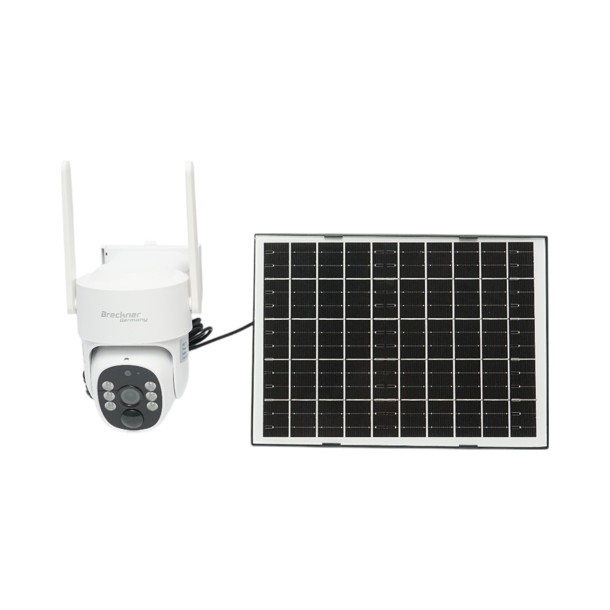 Camera supraveghere cu lentila duala 3MP, 4G, WIFI 2.4 GHz cu panou solar, baterie 9000 mAh, control PTZ, detectie umana PIR, night vision si