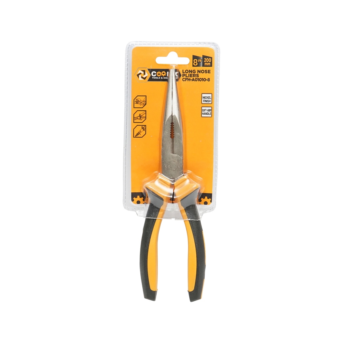 Cleste patent combinat cu varf ascutit Cr-V 200mm profesional, Cod: BK89522, Brand: COOFIX