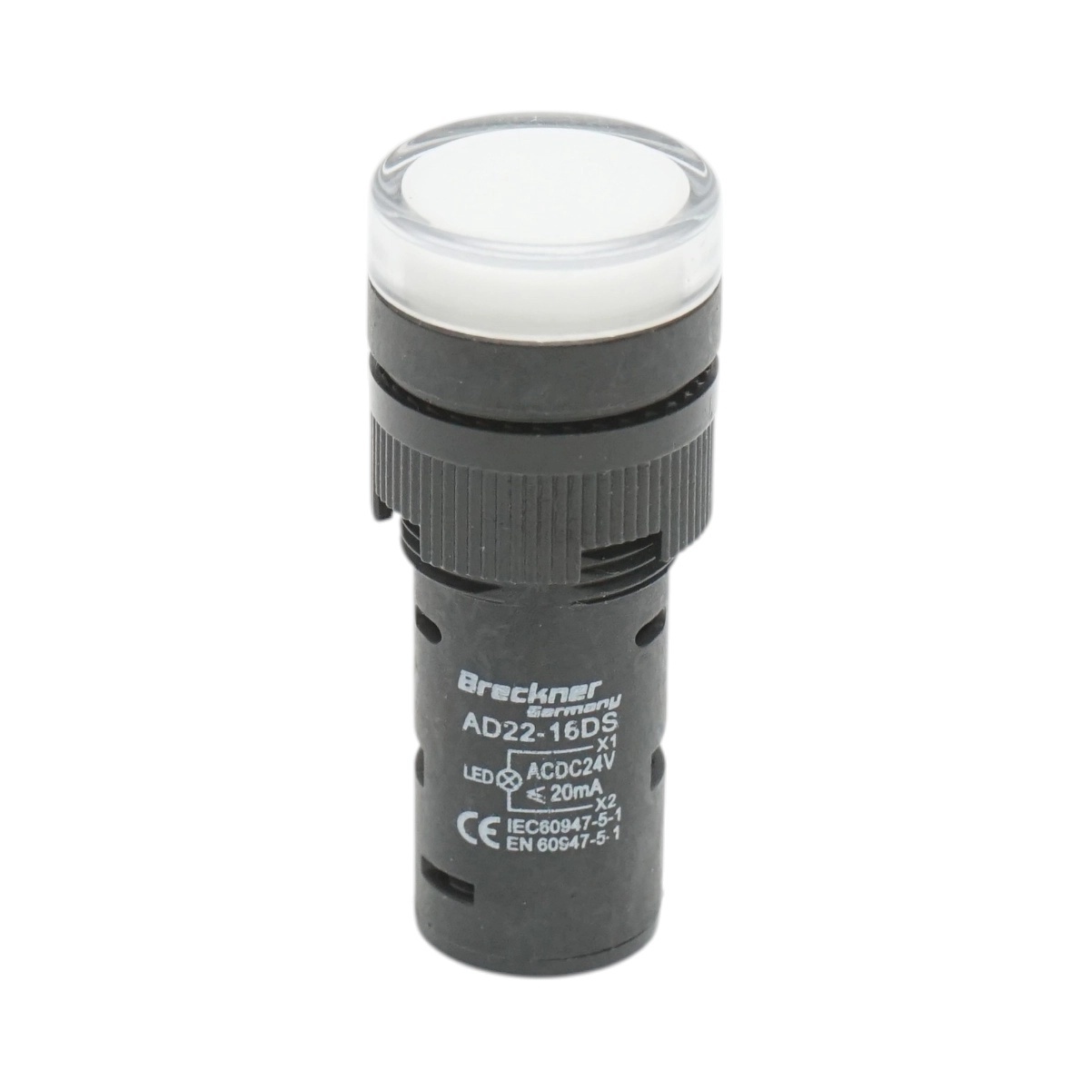 banda led 24v Indicator semnalizare LED alb 24V AC/DC 16mm Breckner Germany, BRECKNER GERMANY, BK76620