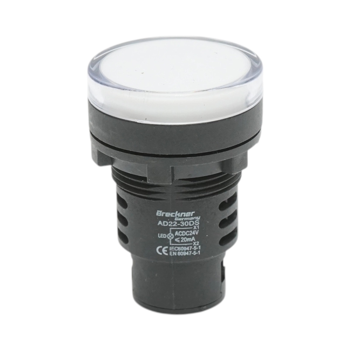 banda led 24v Indicator semnalizare LED alb 24V AC/DC 30mm Breckner Germany, BRECKNER GERMANY, BK76628