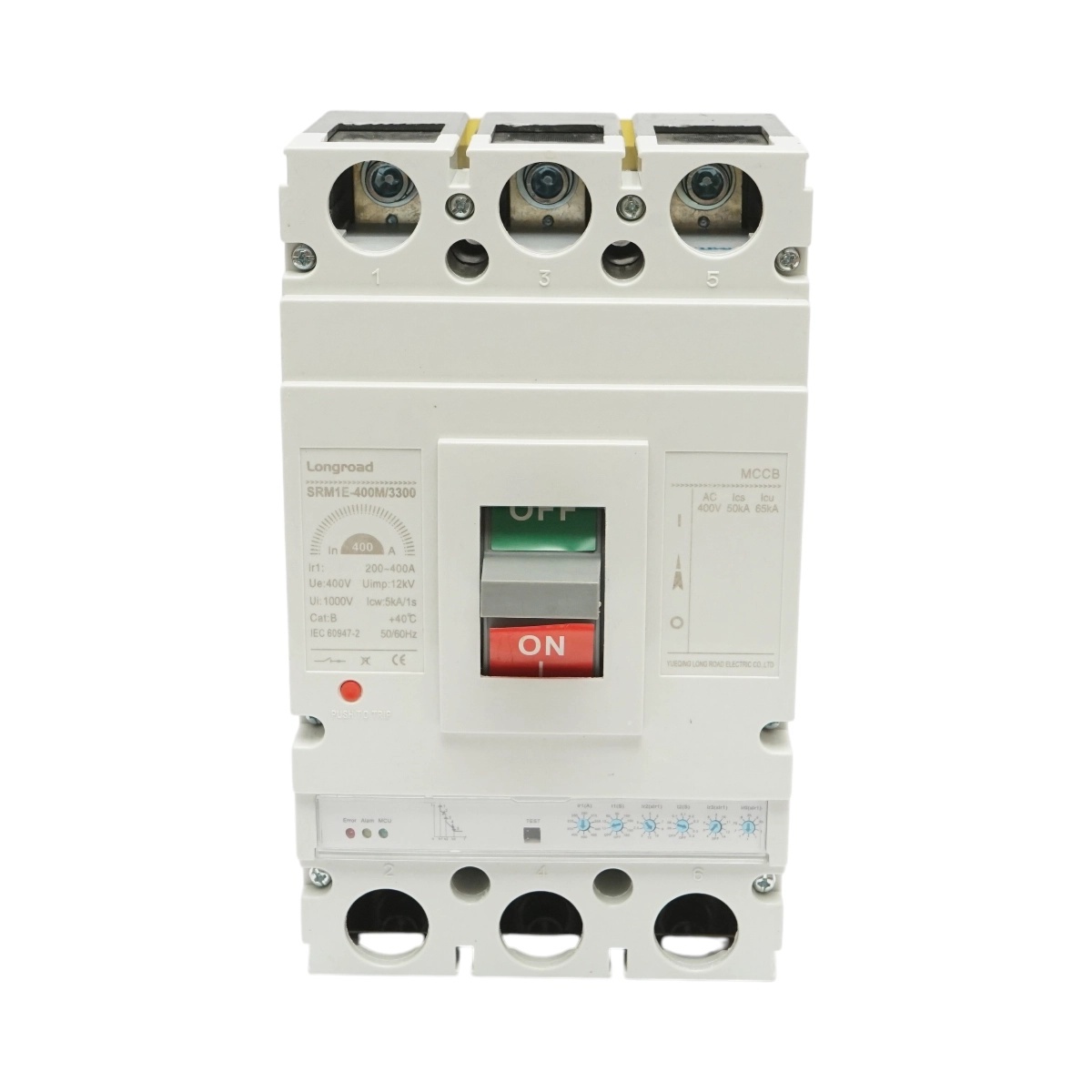 0 Intrerupator automat de putere MCCB 3P 400V AC, 200-400A SRM1E-400M/3300 Longroad, DISPY19