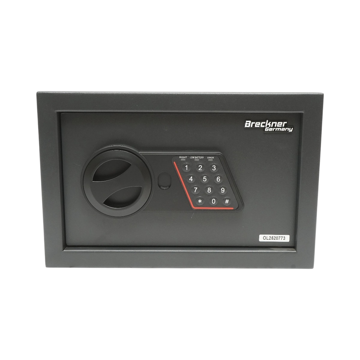 seif Seif mobila cu inchidere electronica si 2 chei 310x200x200mm Breckner Germany, BRECKNER GERMANY, BK76273