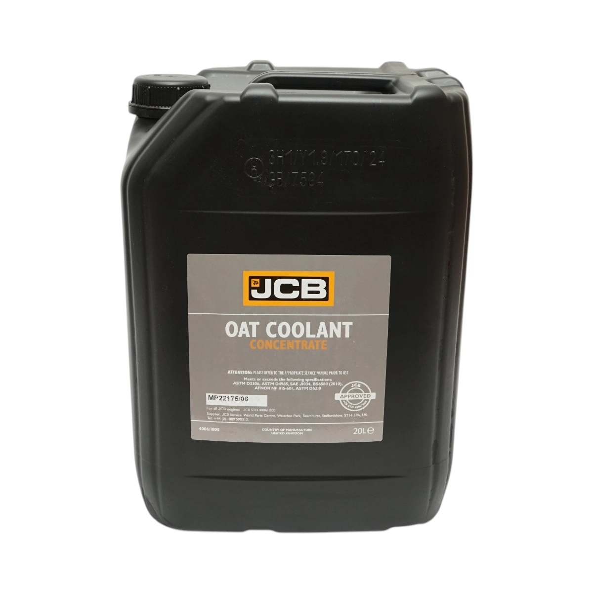 pompa alimentare jcb 3cx Antigel concentrat JCB Oat Coolant Concentrate 20L, DISVL01
